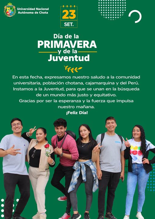 FELIZ DÍA DE LA PRIMAVERA Y LA JUVENTUD  